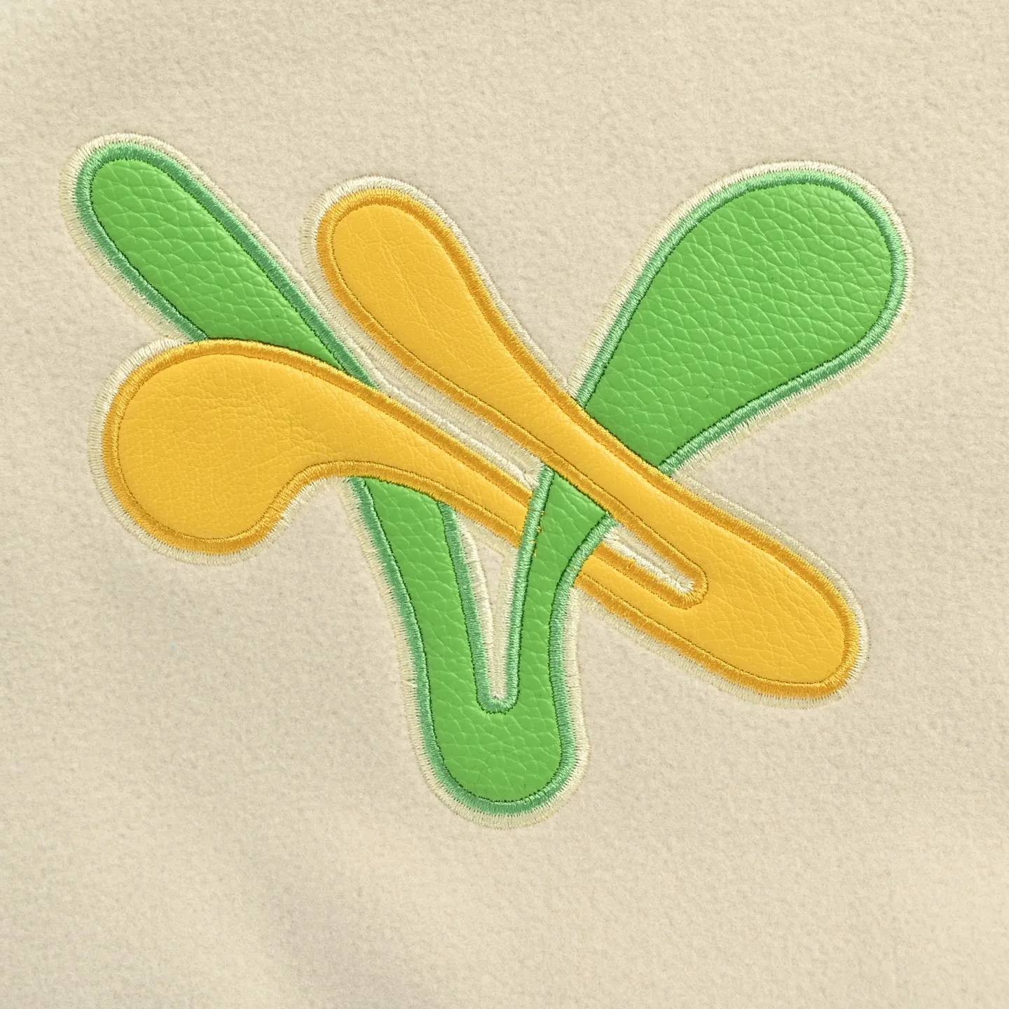 Louis Vuitton/Louis Vuitton duck towel embroidered sleeves old flower embossed baseball jacket
